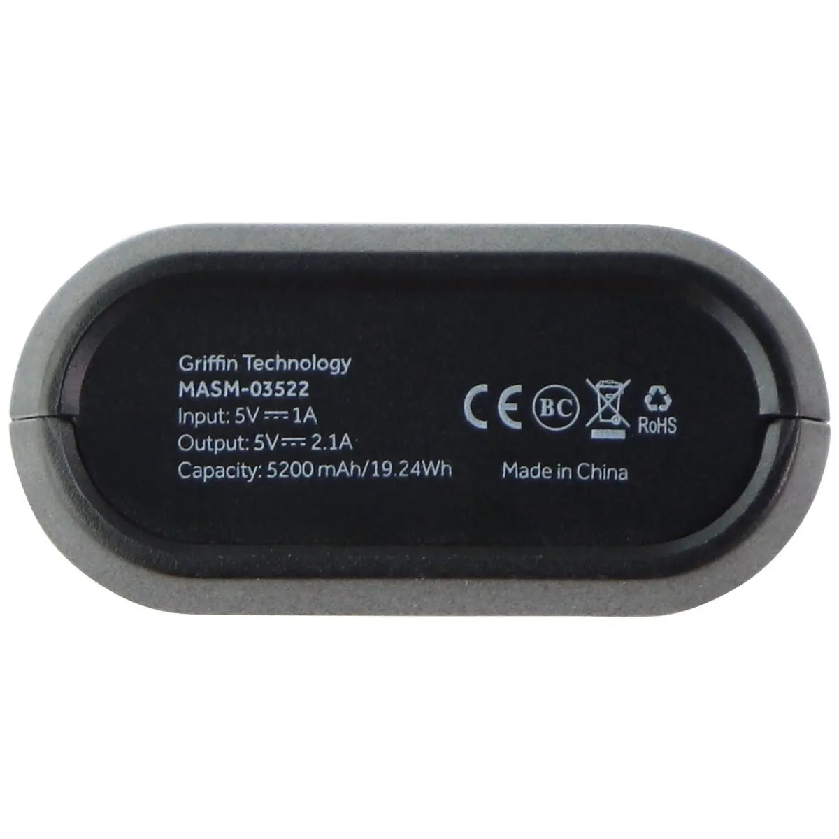 Griffin Reserve 5,200mAh Power Bank with USB Port - Black