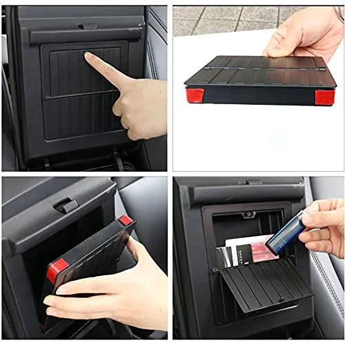 Hidden Armrest Tray Organizer for 2017-2022 Tesla Model 3 & Y