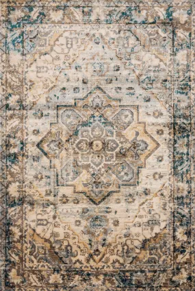 Isadora Rug in Oatmeal & Bark