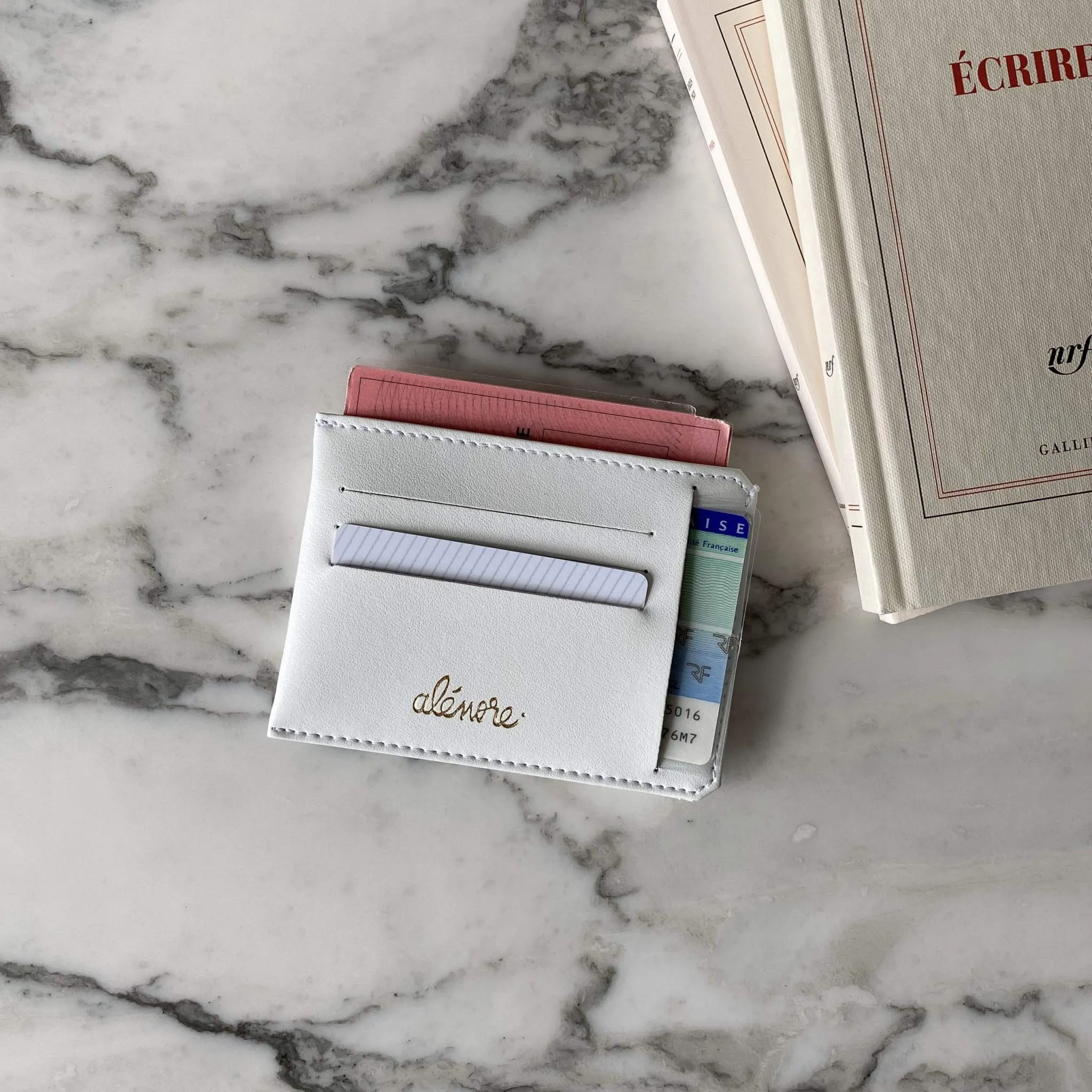 Jasmin Vegan Apple Leather Compact Wallet | Lilac