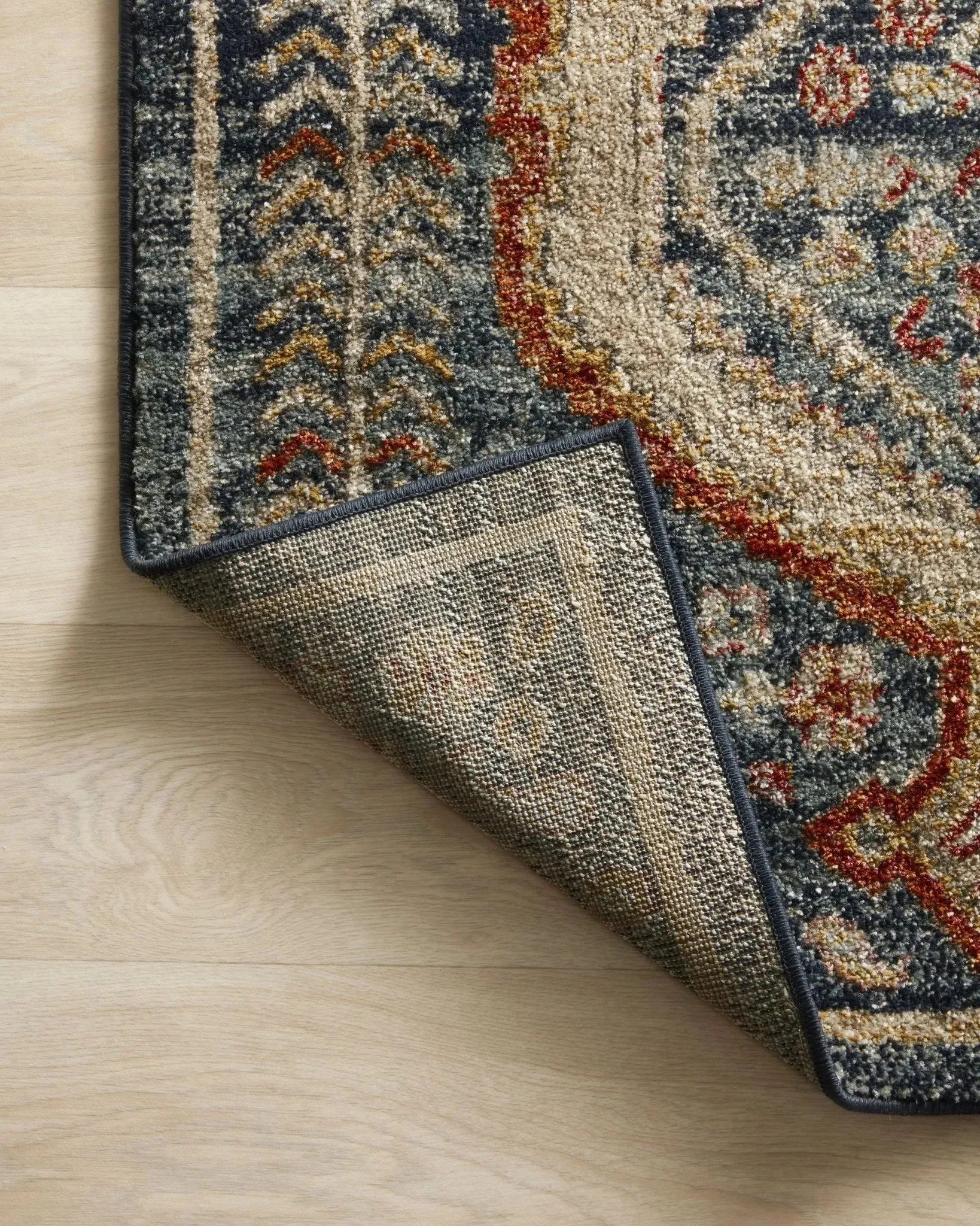 Jocelyn JOC-05 Navy/Multi Rug
