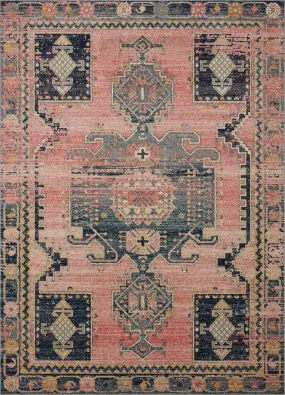 Jocelyn Rug in Rose & Rose