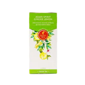 Julius Meinl Asian Spirit Ginger Lemon Herbal Tea - Pack of 25 Tea Bags