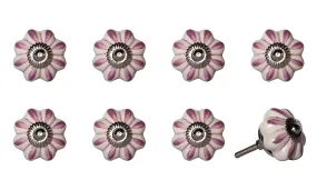Knob-It Home Decor Classic Cabinet & Drawer Knobs-Cream/Lavender/Silver