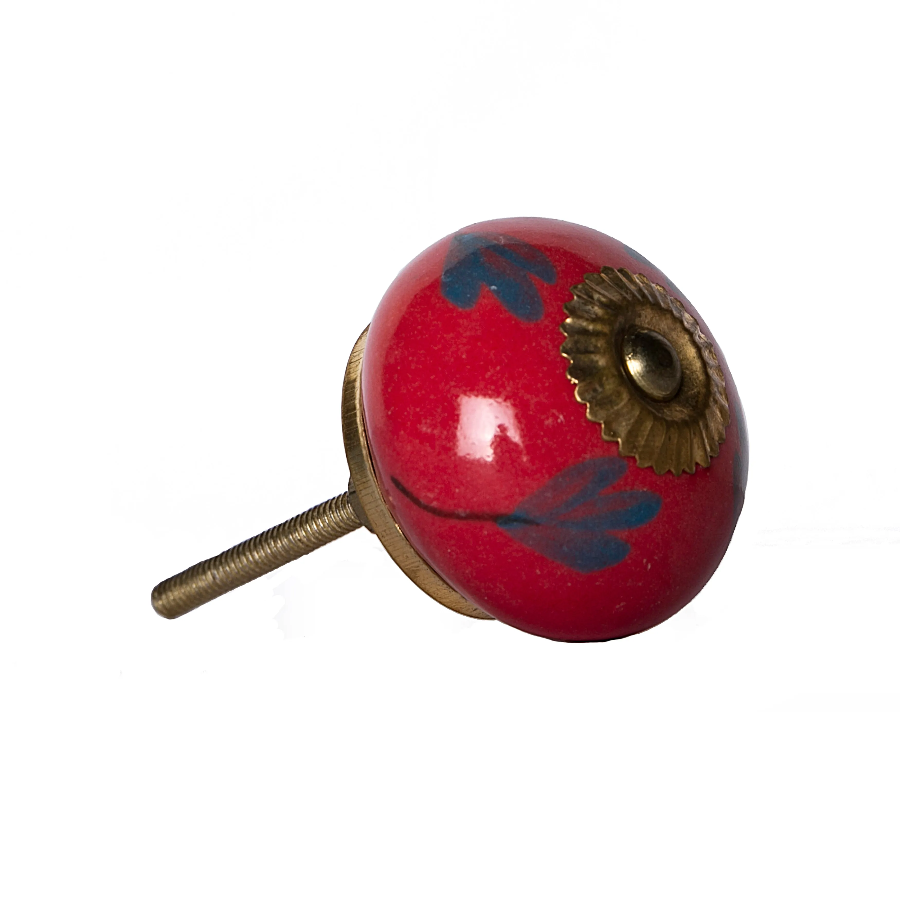 Knob-It Home Decor Classic Cabinet & Drawer Knobs-Red/Blue/Gold