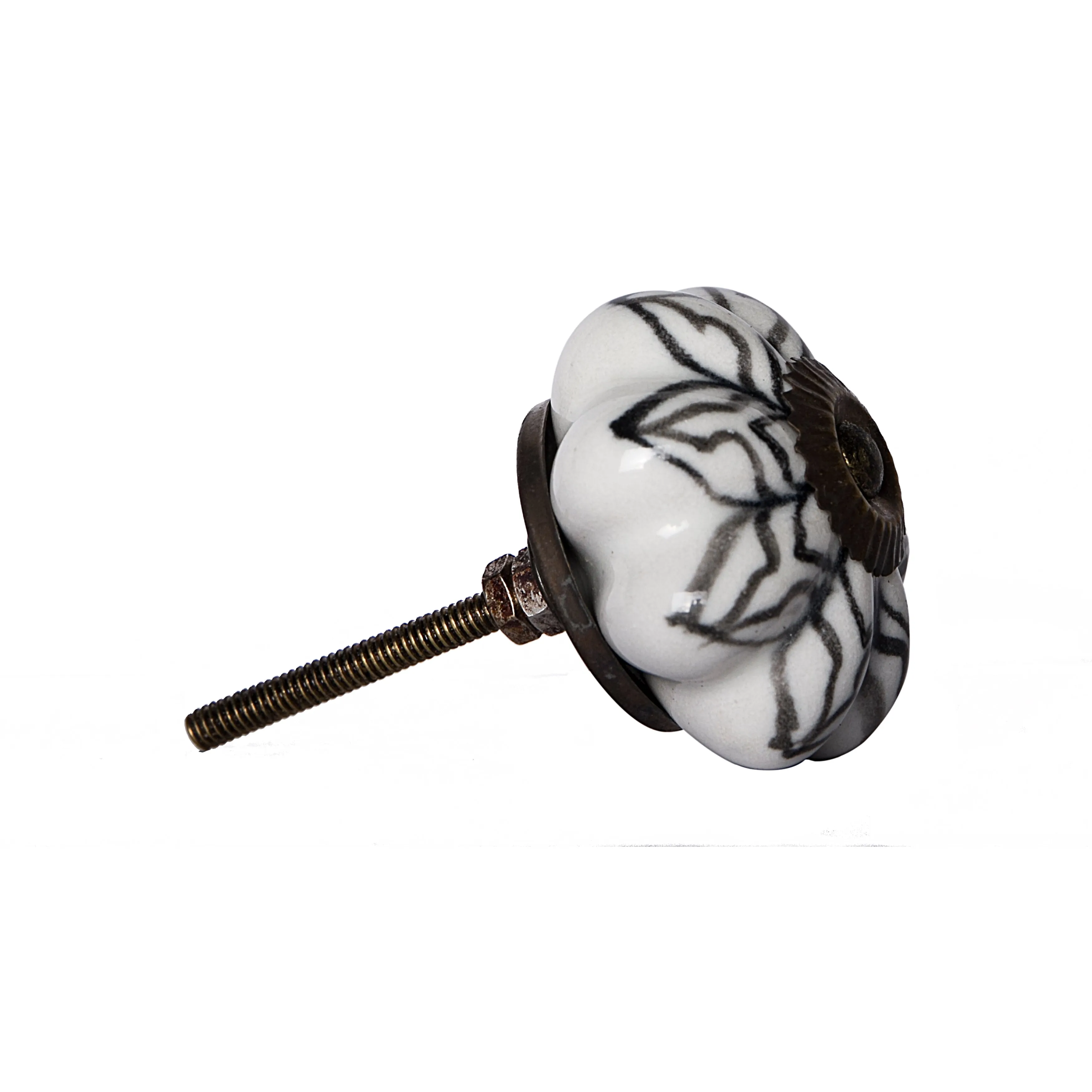 Knob-It Home Decor Classic Cabinet & Drawer Knobs-White/Black/Copper