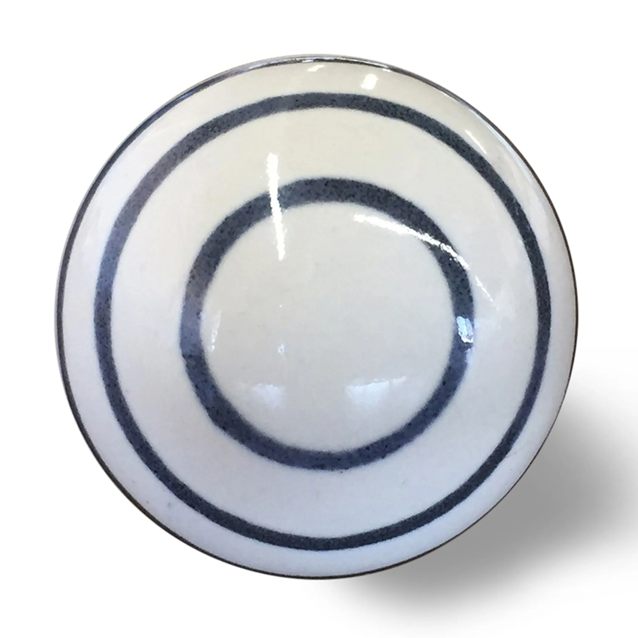 Knob-It Home Decor Classic Cabinet & Drawer Knobs-White/Navy