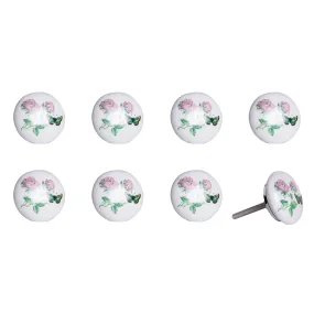 Knob-It Home Decor Classic Cabinet & Drawer Knobs-White/Pink/Green