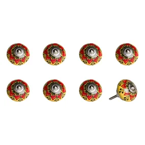 Knob-It Home Decor Classic Cabinet & Drawer Knobs-Yellow/Red/Black/Silver