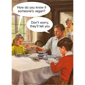 Ladybird Books Card – Vegan