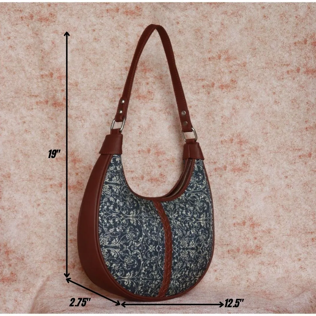 Lattice Lace Hobo Bag