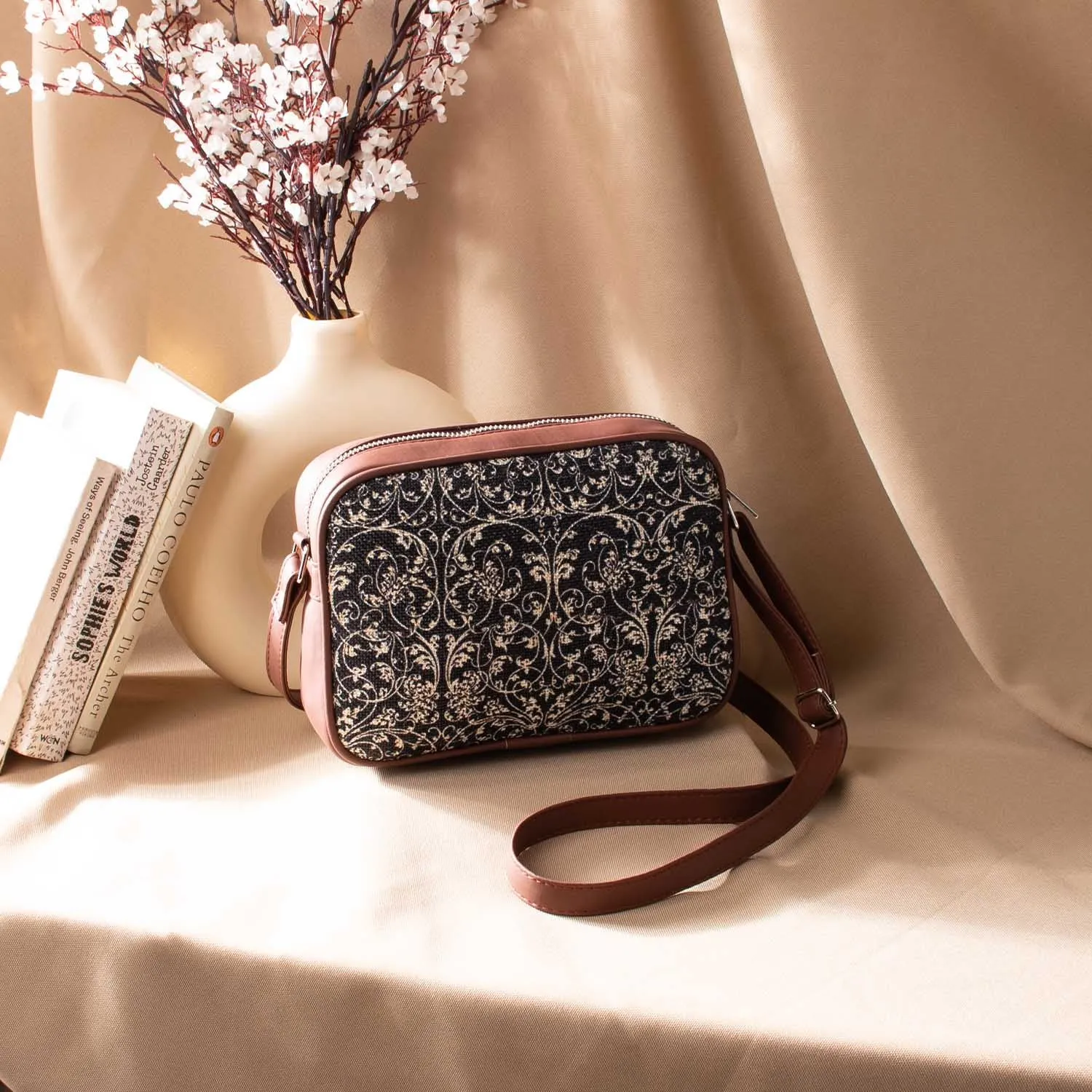 Lattice Lace Sling Bag