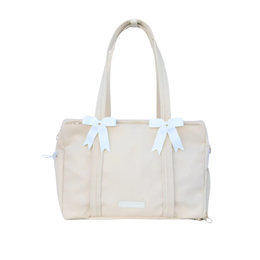 Lauren Duffel Bag — Beige (Pre-Order: Ships 2/7)