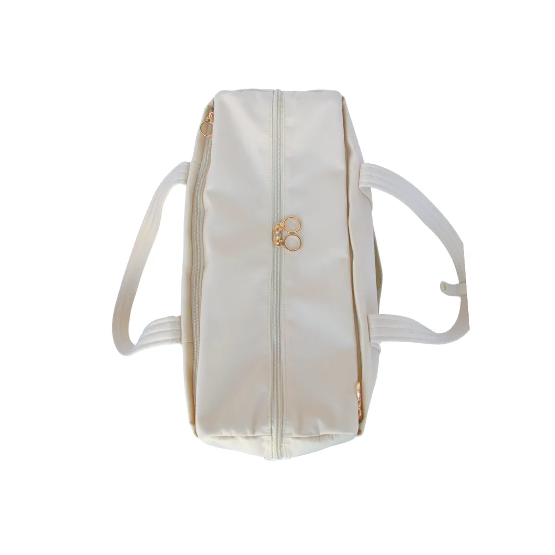 Lauren Duffel Bag — Beige (Pre-Order: Ships 2/7)