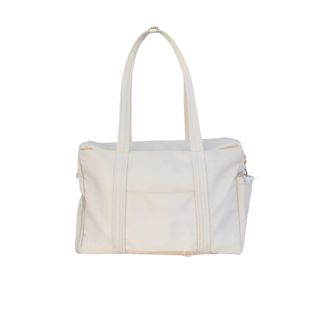 Lauren Duffel Bag — Beige (Pre-Order: Ships 2/7)
