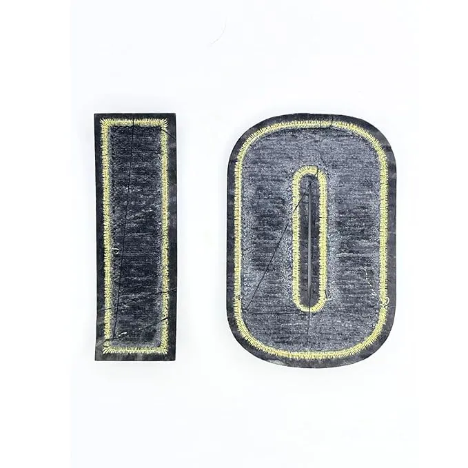 Letter W Hot fix Or Sew Patch