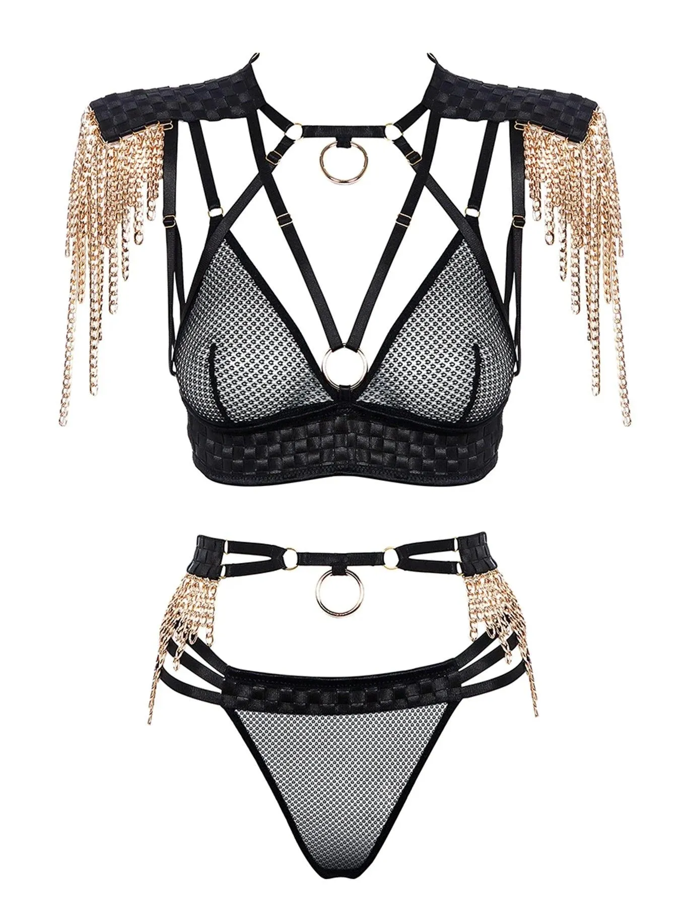 LINGERIE SET "GOLDEN POWER"