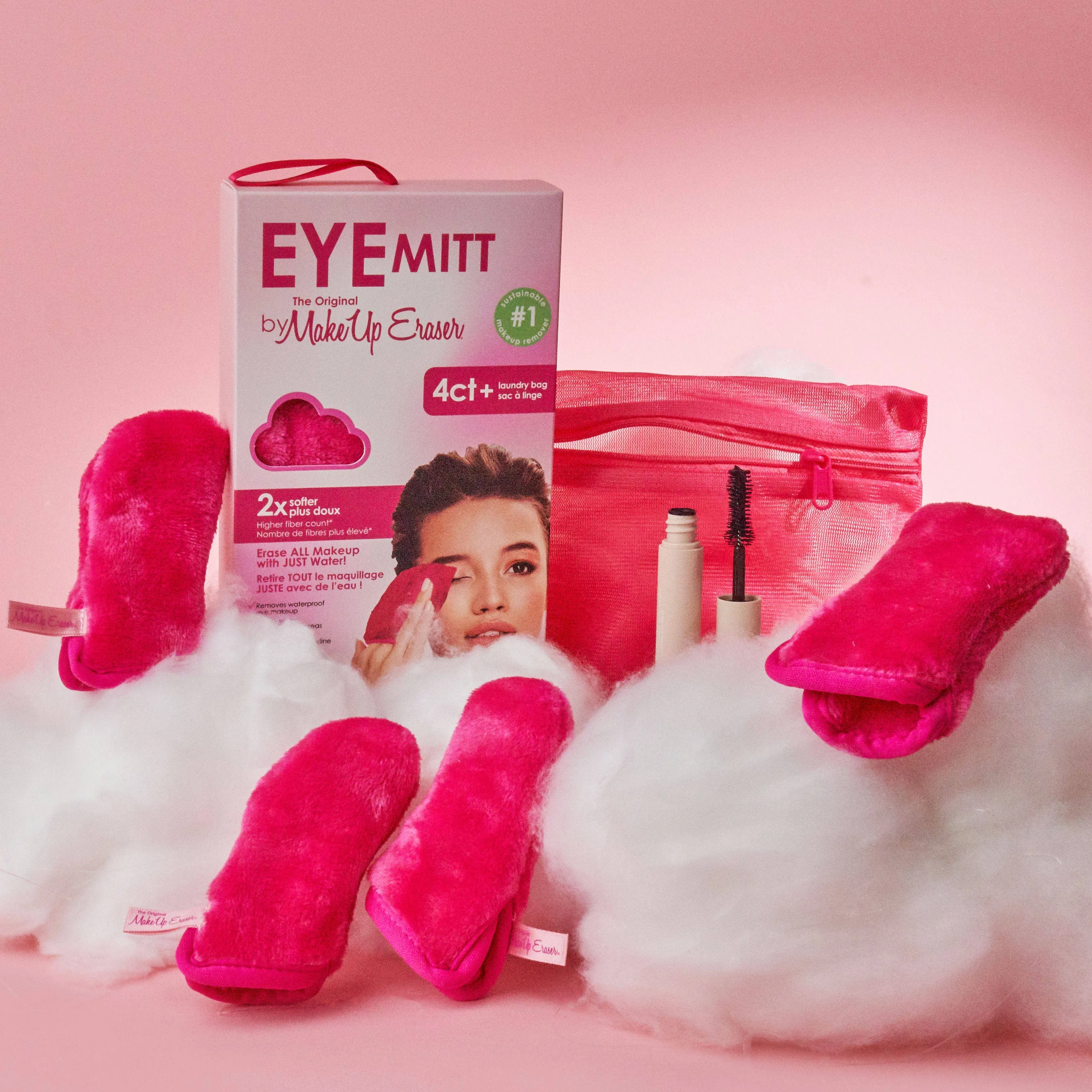 MakeUp Remover Eye Mitt 4ct