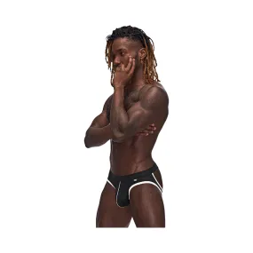 Male Power Sport Mesh Sport Jock Black L/XL