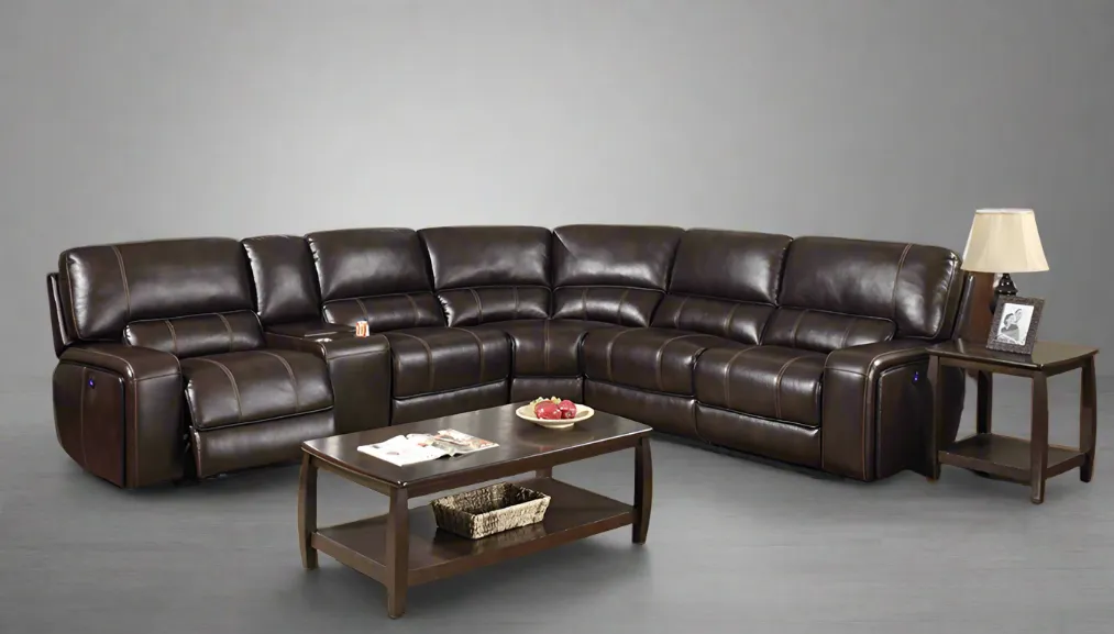 MegaComfort Power Reclining Sectional