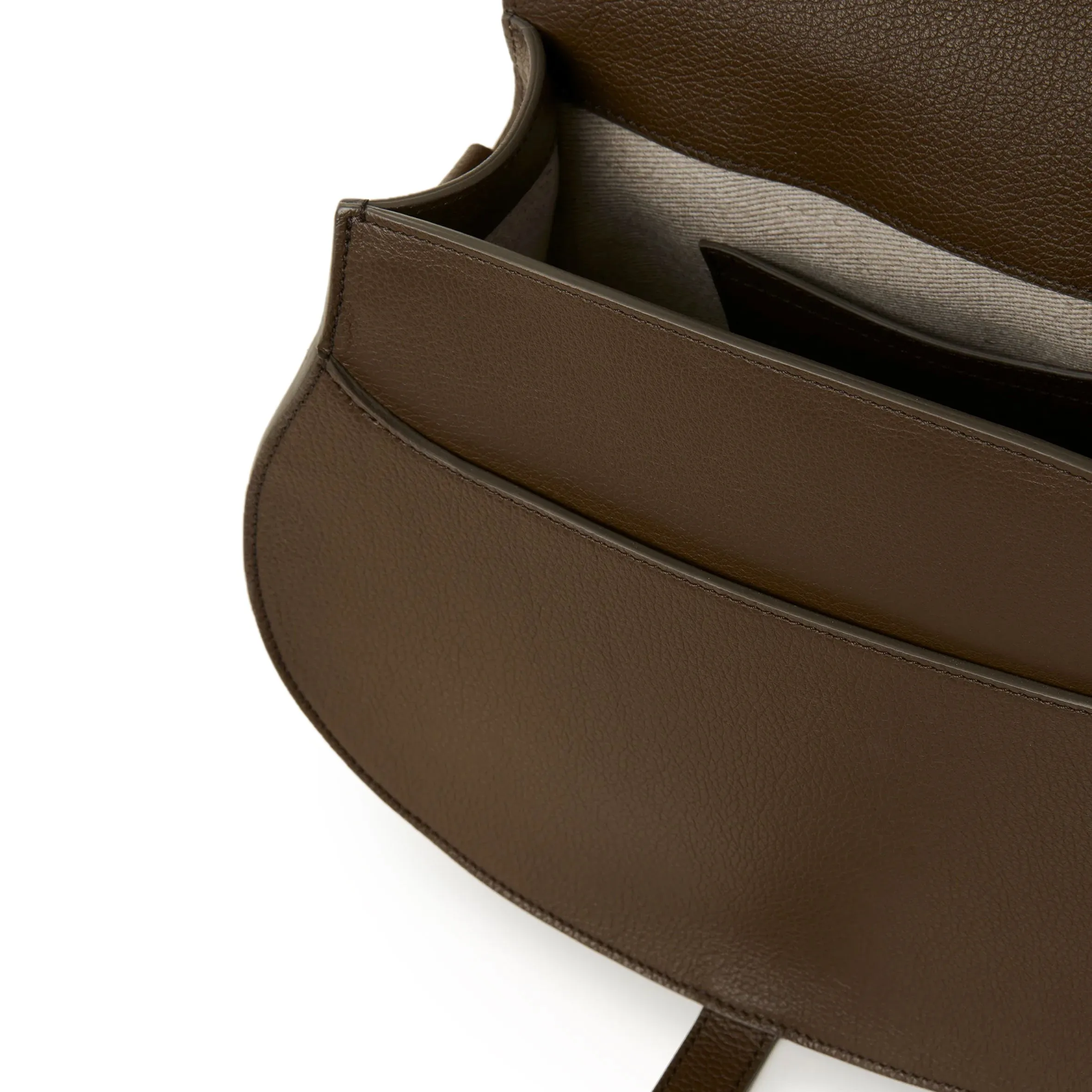 New Marcie Small Satchel, Dark Khaki