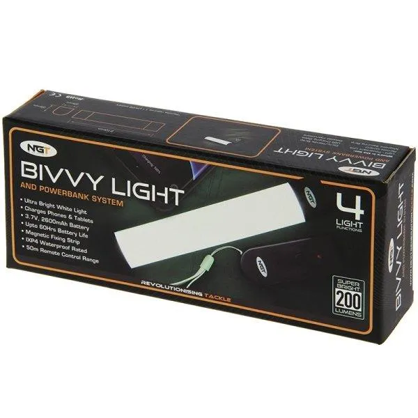 NGT Large Bivvy Light & Power Bank System