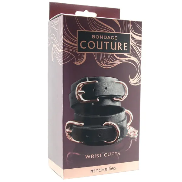 NS Novelties Bondage Couture Vegan Wrist Cuffs