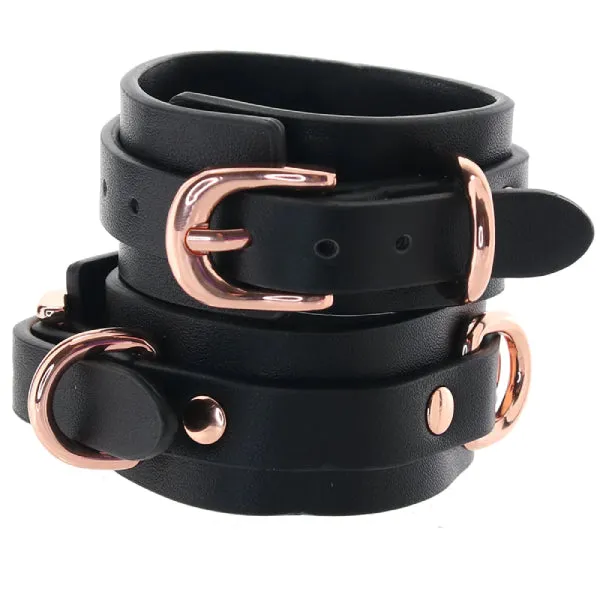 NS Novelties Bondage Couture Vegan Wrist Cuffs