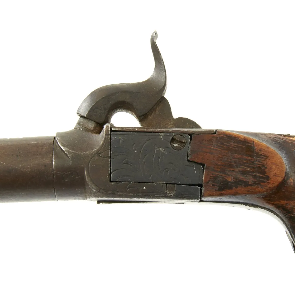 Original Belgian Percussion Pocket Pistol with Liège Proofmark - Circa 1840