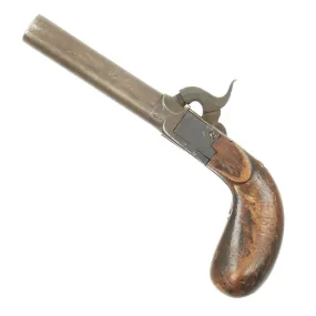 Original Belgian Percussion Pocket Pistol with Liège Proofmark - Circa 1840