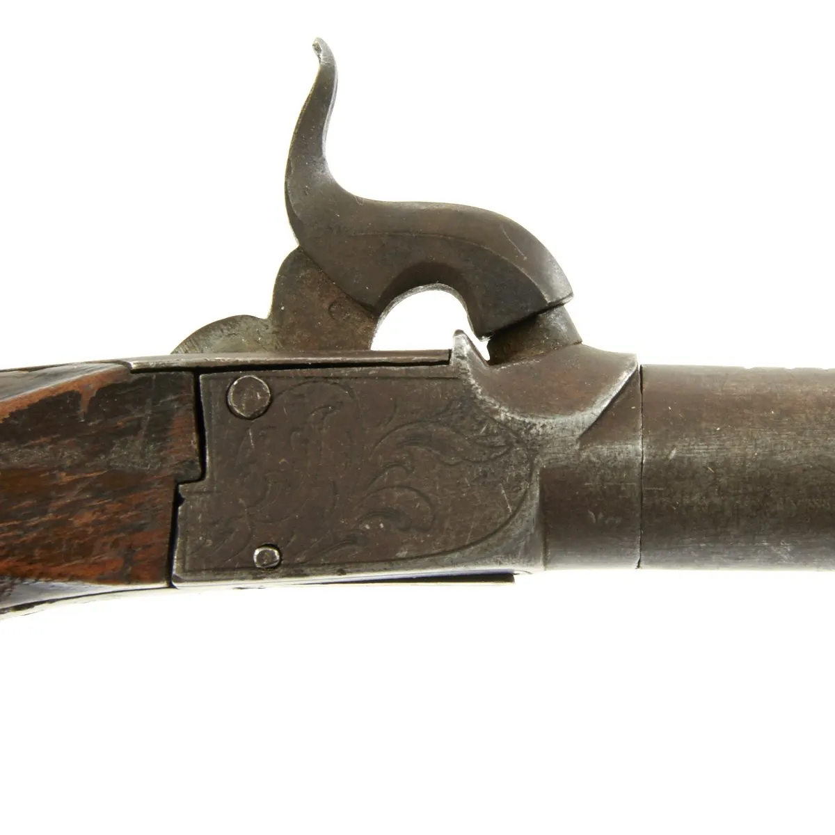 Original Belgian Percussion Pocket Pistol with Liège Proofmark - Circa 1840