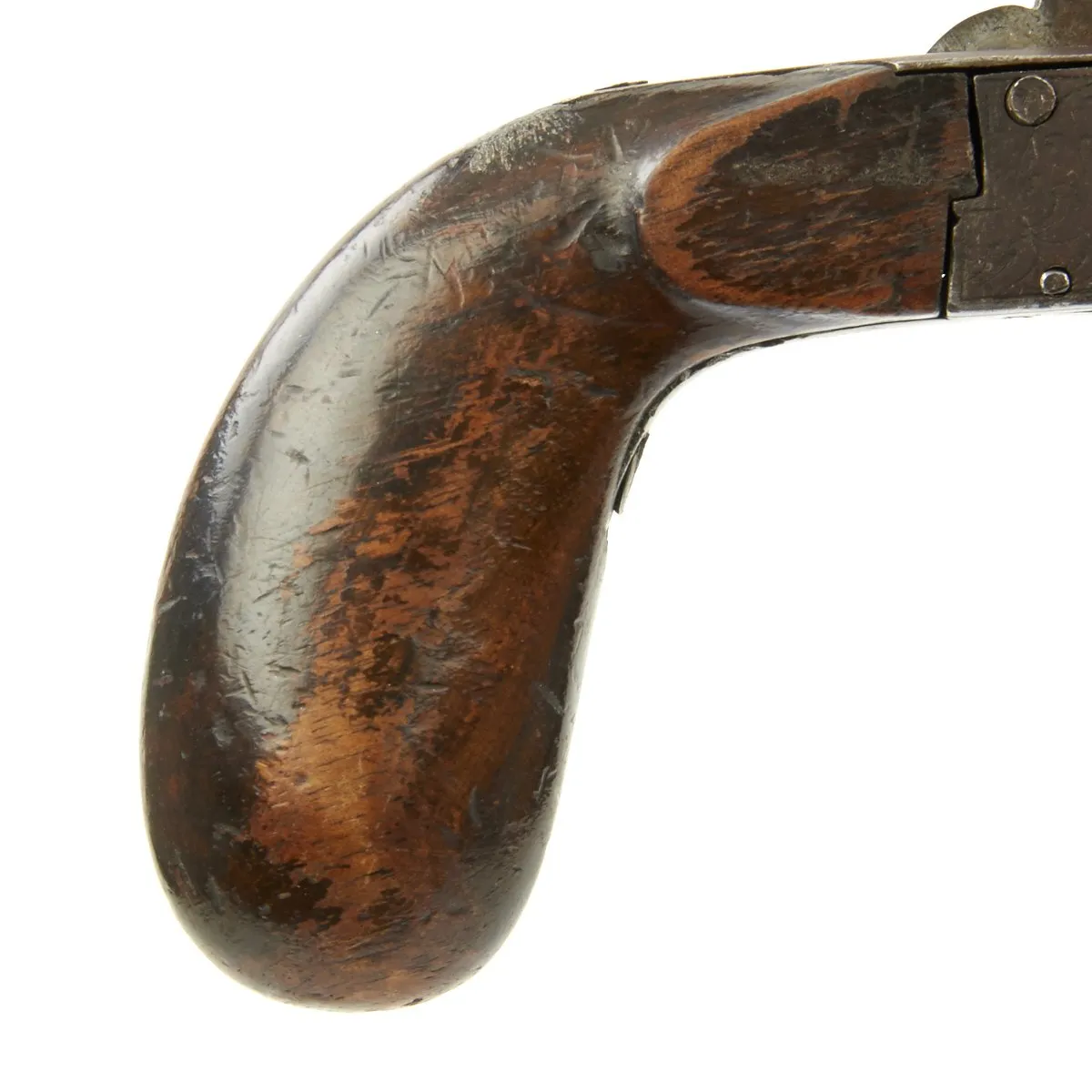 Original Belgian Percussion Pocket Pistol with Liège Proofmark - Circa 1840