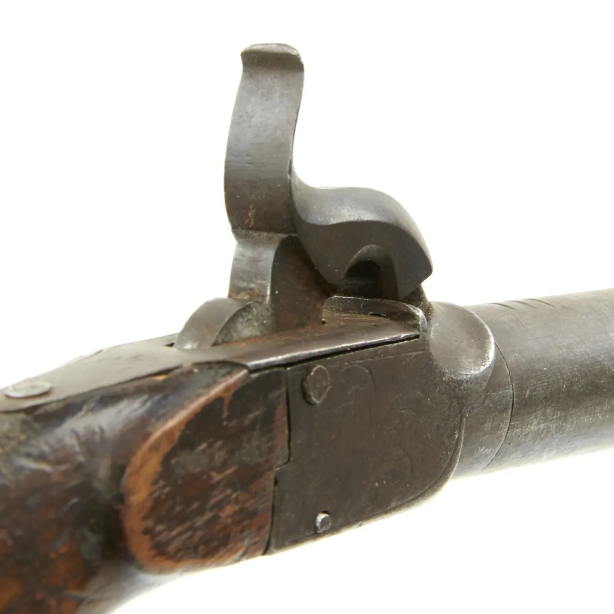 Original Belgian Percussion Pocket Pistol with Liège Proofmark - Circa 1840