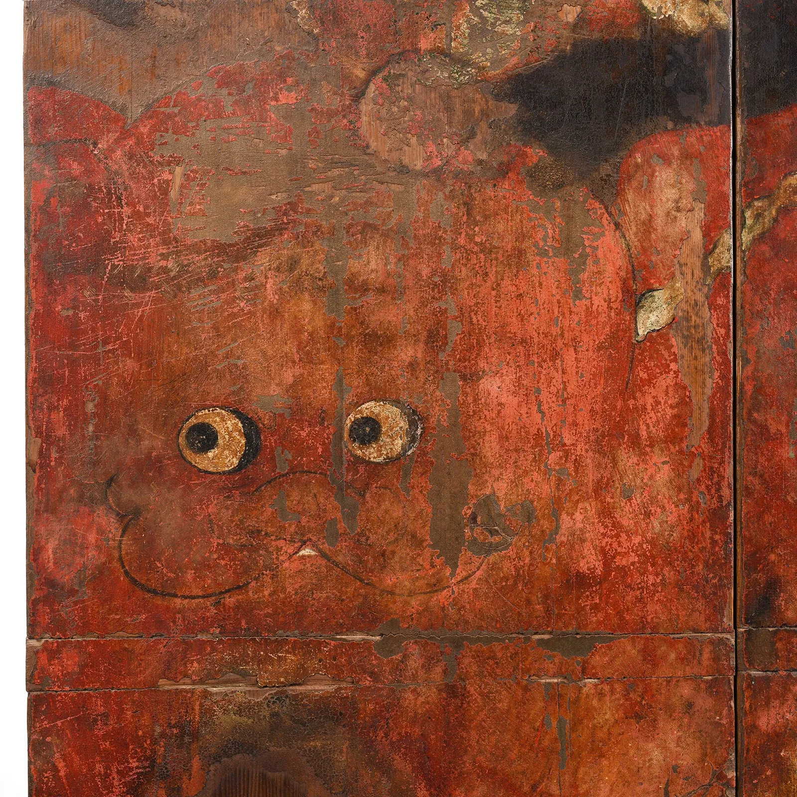 Painted Chinese Bank Doors From Shanxi - 19th Century