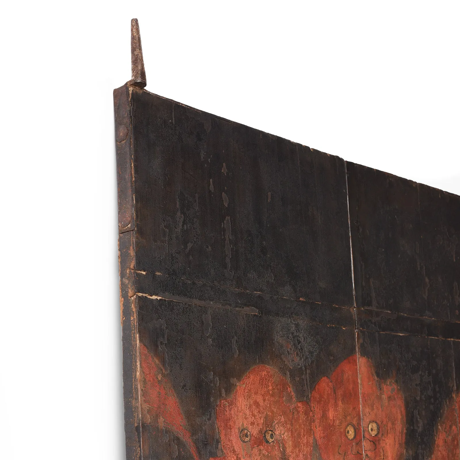 Painted Chinese Bank Doors From Shanxi - 19th Century