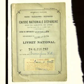 Pamphlet French Bank