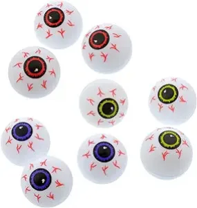 Ping Pong Ball Eyeballs Mesh Bag 8ct