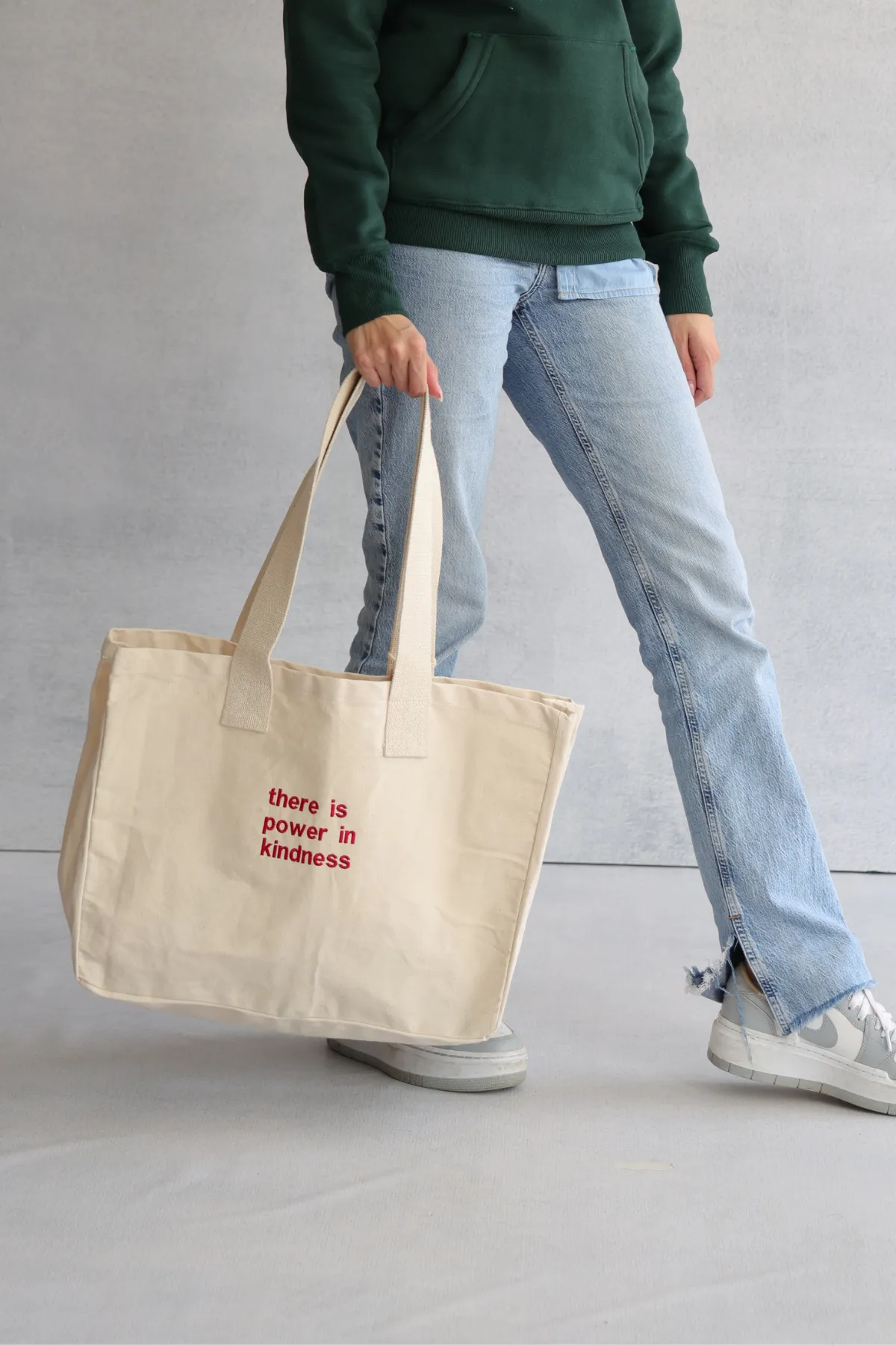 Power in Kindness Heavyweight Shopper Bag