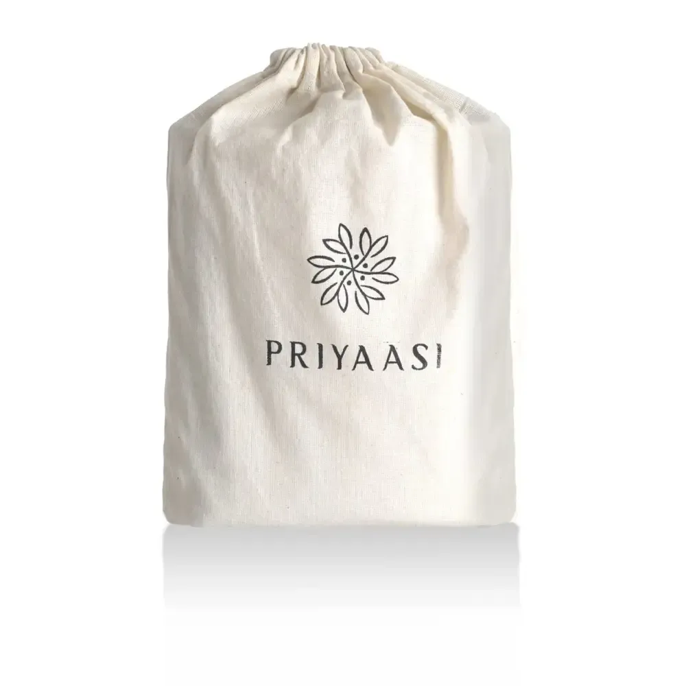 Priyaasi Handloom Fabric Boho Multicolor Embroidered Sling Bag for Women - Stylish, Trendy, Casual Crossbody Bag with Detachable Adjustable Strap, Zipper Closure