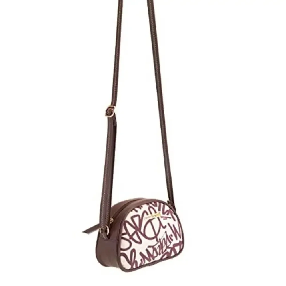 SACCI MUCCI Women's Sling Bag (Brown)