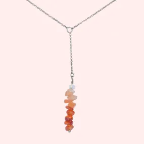 Sacral Chakra Power Stone Necklace
