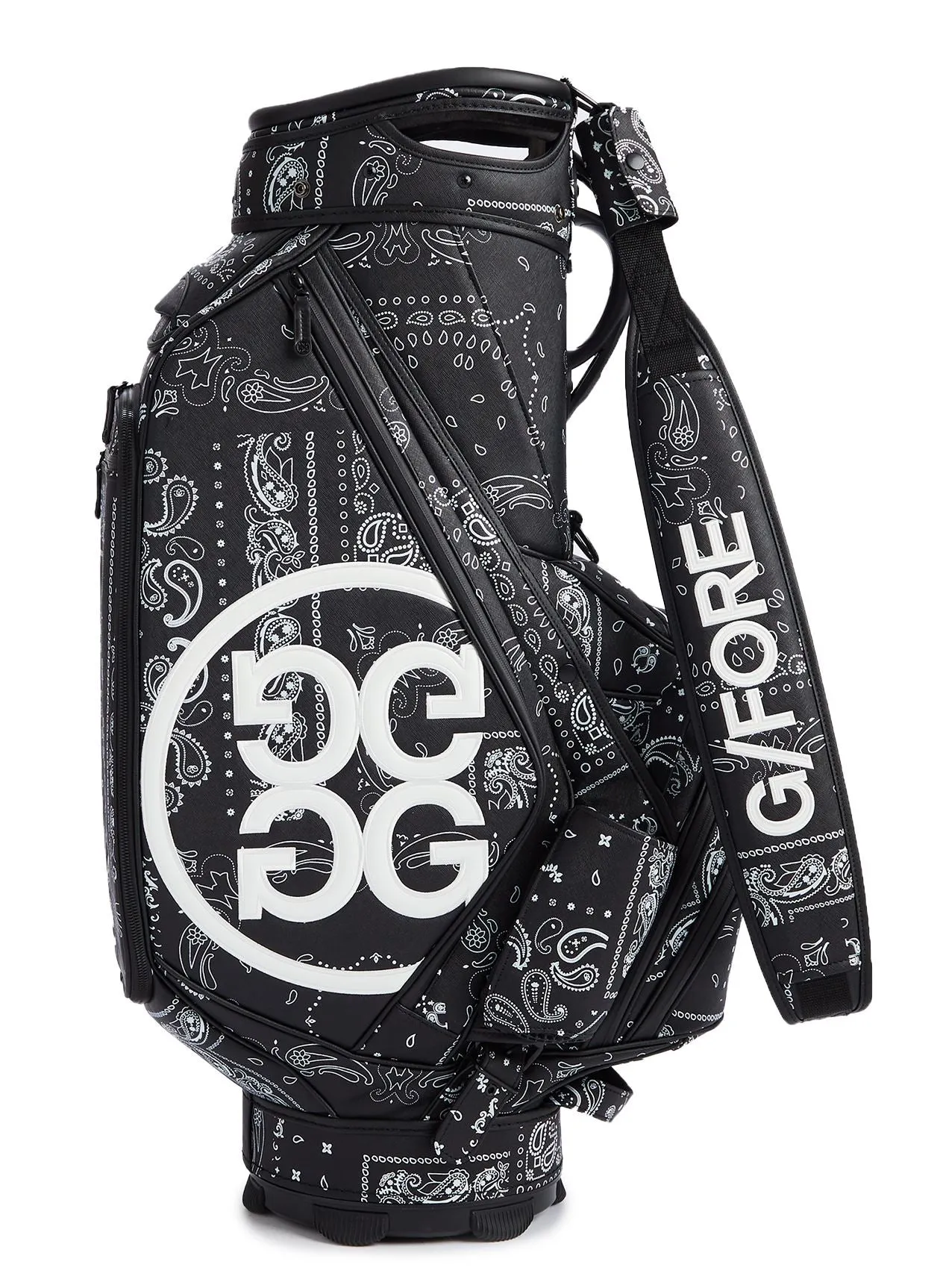 Saffiano Boro Tour Golf Bag Onyx - AW24