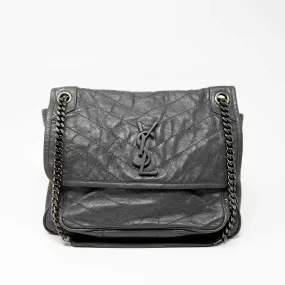 Saint Laurent Grey Medium Niki Bag