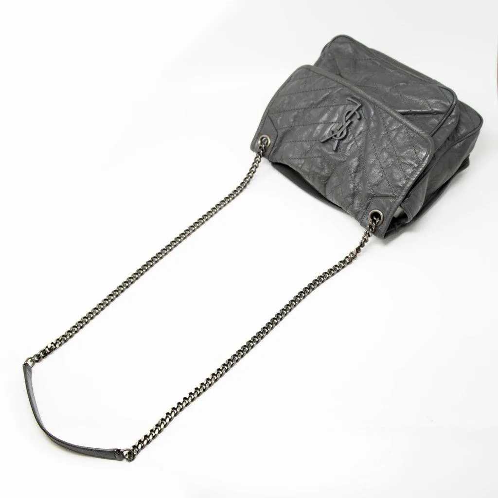 Saint Laurent Grey Medium Niki Bag