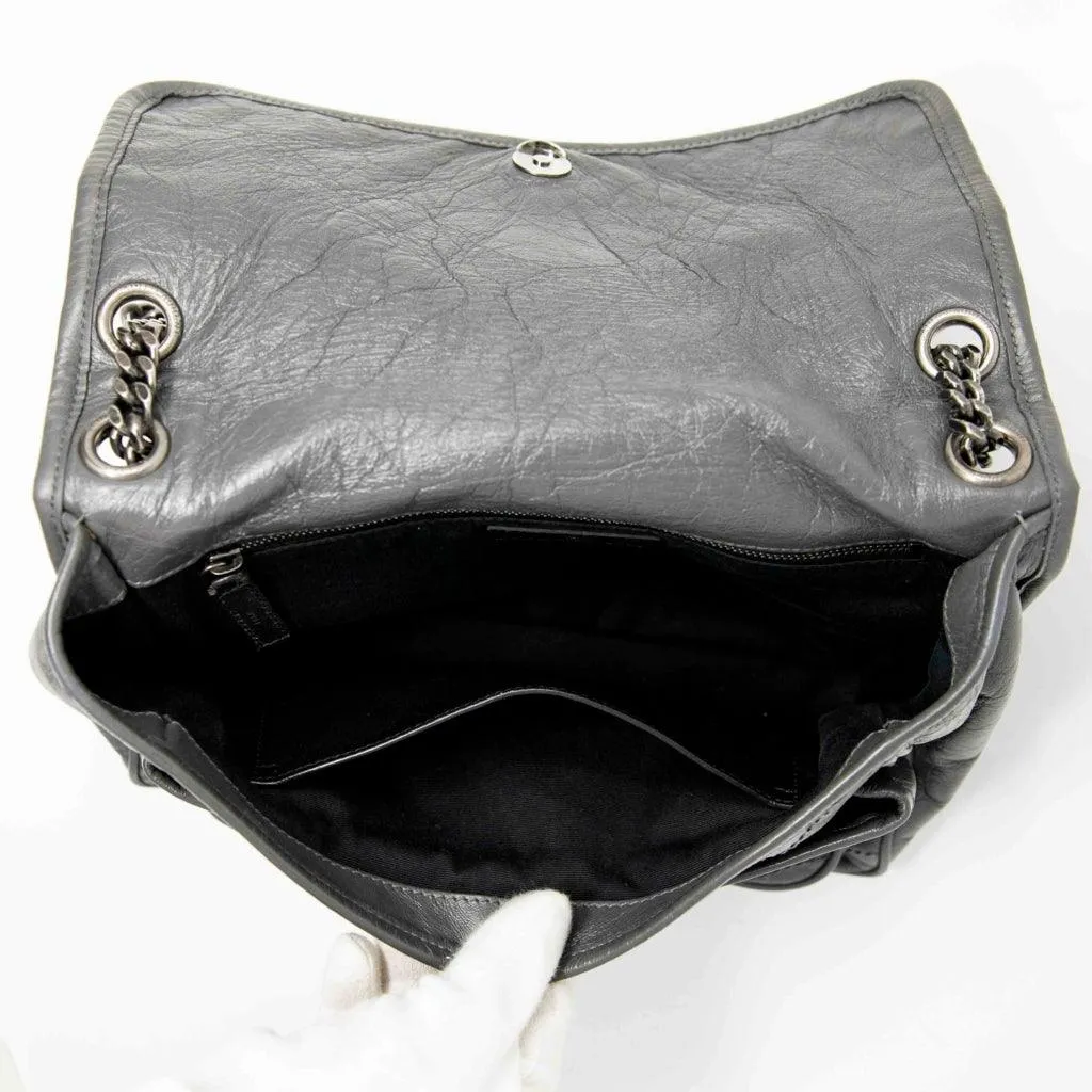 Saint Laurent Grey Medium Niki Bag