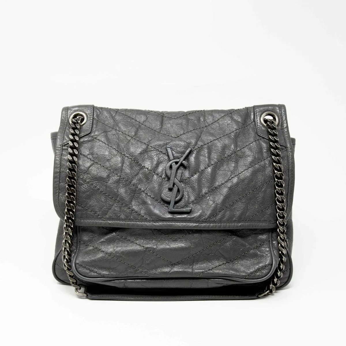 Saint Laurent Grey Medium Niki Bag