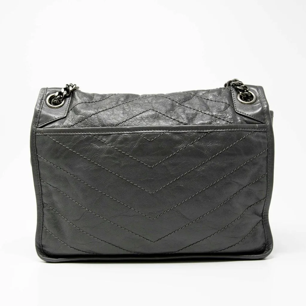 Saint Laurent Grey Medium Niki Bag