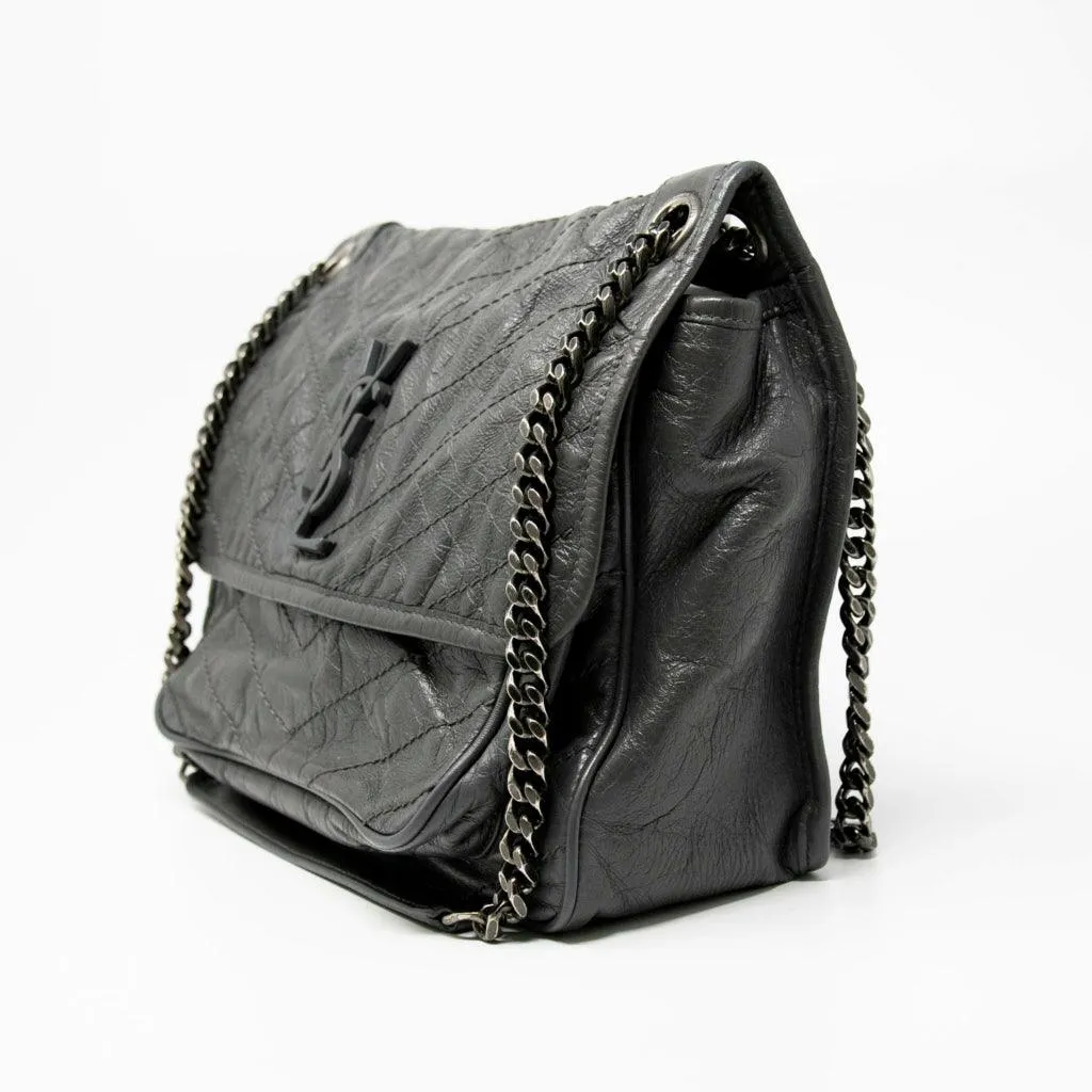Saint Laurent Grey Medium Niki Bag