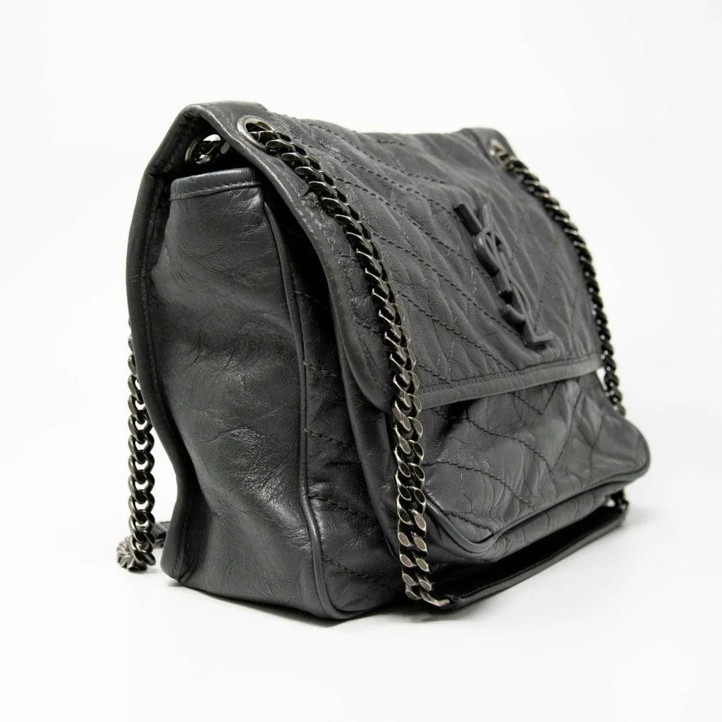 Saint Laurent Grey Medium Niki Bag