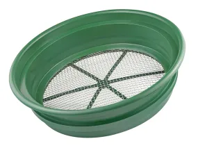 SE GP2-14 Patented Stackable 13-1/4&quot; Sifting Pan, 1/4&quot; Mesh Screen